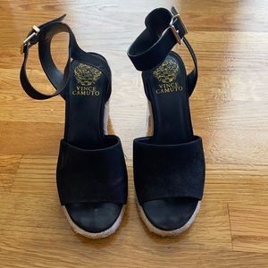 Vince Camuto black espadrilles